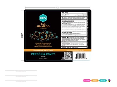 Dhs Tar Shampoo 8 Oz Retail Label (Dhs Tar Shampoo 8oz 3v Page 0001)